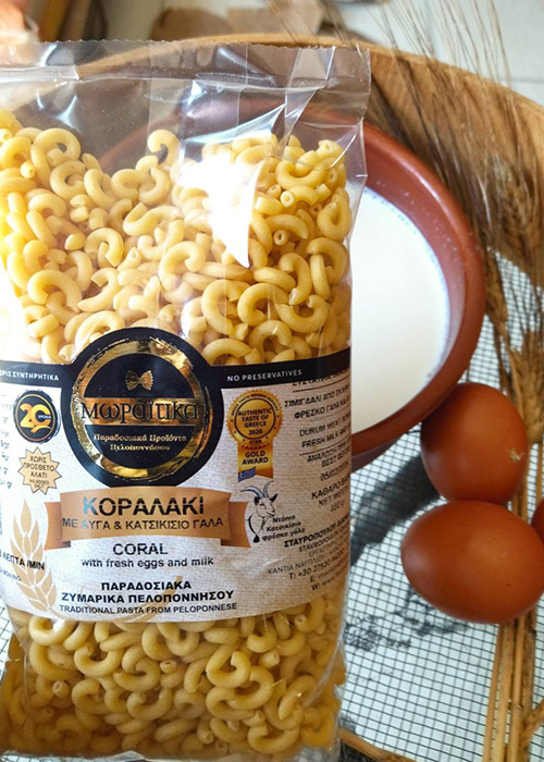 Κοράλι με αυγά και γάλα