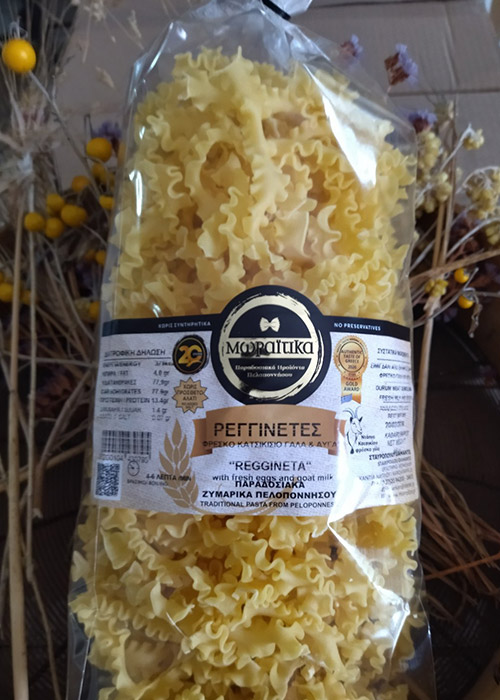 Ρεγγινέττες με αυγά και γάλα